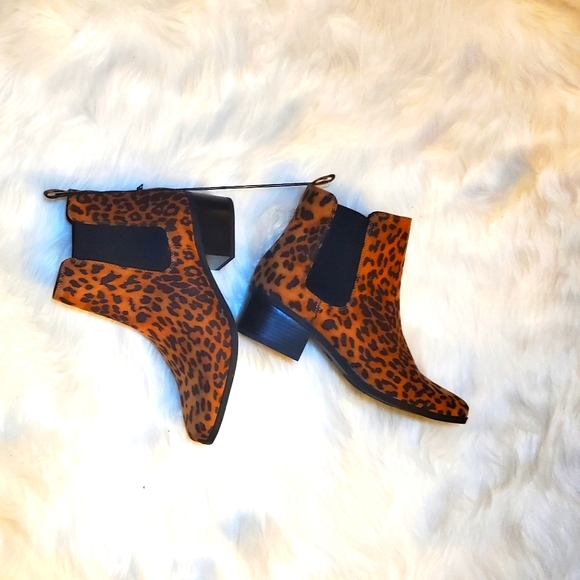 a new day Shoes - COPY - Leopard boots             NWOT